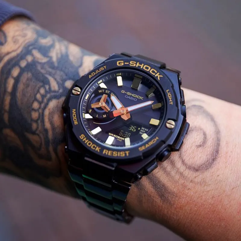 Casio G-Shock G-Steel Solar Black Men's Watch- GST-B500BD-1A9DR